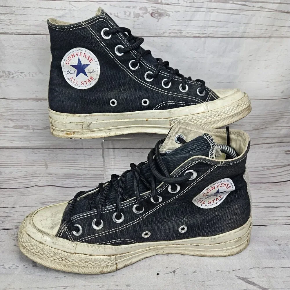 Converse Chuck Taylor All Star High x Comme des Garcons Men's 5 Women's 7 Worn